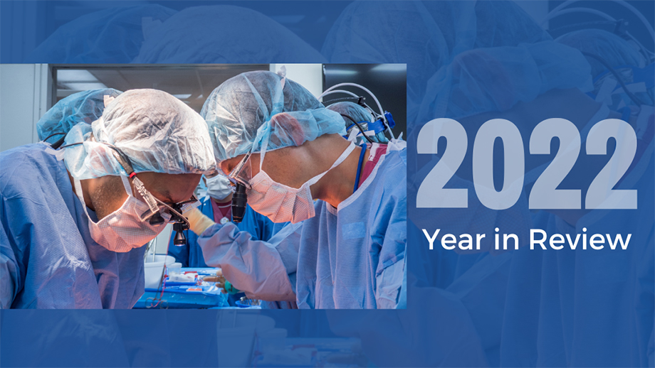 Banner: Surgery in 2022 Brought Innovation and Community to the Forefront