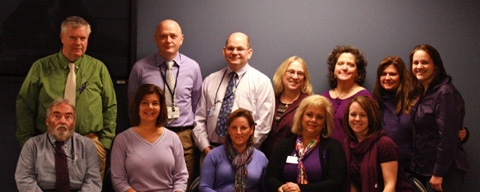 The AMC/MPAS class of 2015 shows support and spreads awareness for Pancreatic Cancer.