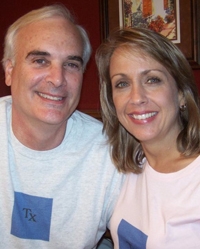 Scott Perkins and Liz Macchio in November 2009, four months after transplant surgery.